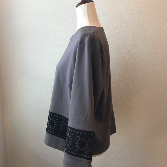 Bob Mackie Wearable Art Ladies Grey and Black Suit Jacket Size Medium NWOT - Picture 10 of 10